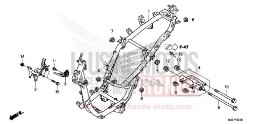FRAME BODY SH150ADSE de 2014